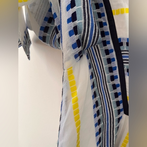 Anthropologie Ro’s Garden Striped Tunic Dress with Yellow and Blue Accents - Picture 6 of 15